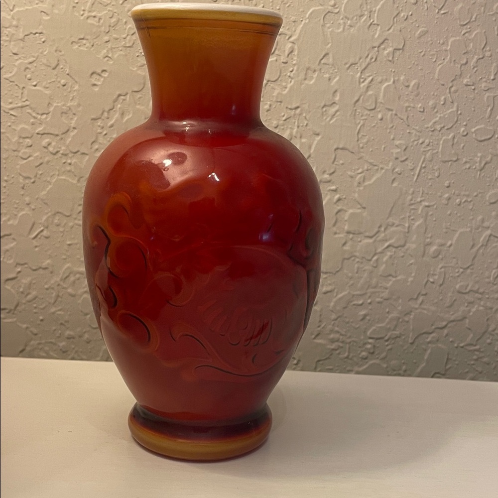 Elegant Red Vase